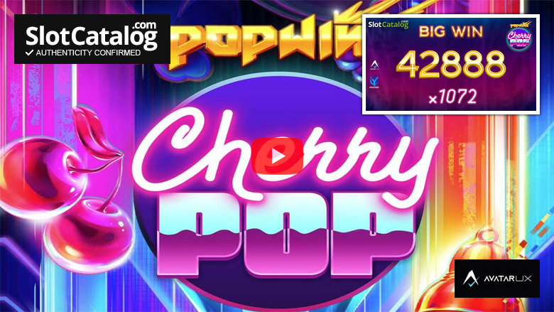 Слот CherryPop Big Win Январь 2021 г.
