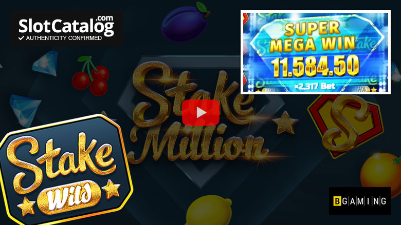 Игровой автомат Stake Million Big Win Апрель 2021 г.