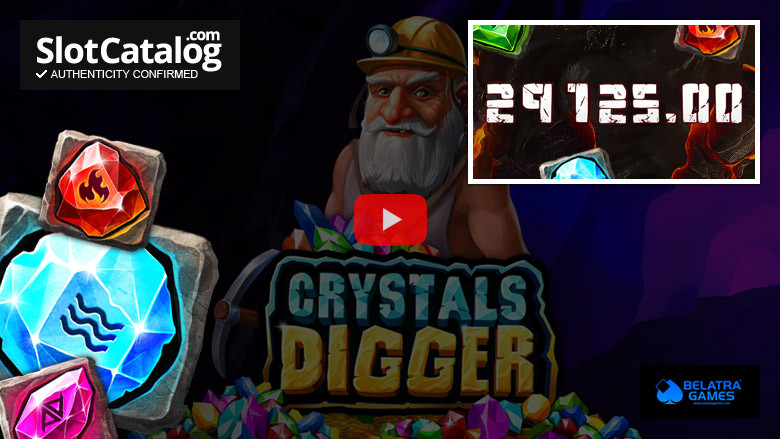 Слот Crystals Digger Big Win Январь 2022