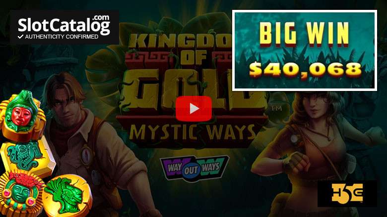 Kingdom of Gold Mystic Ways Большой выигрыш Декабрь 2020