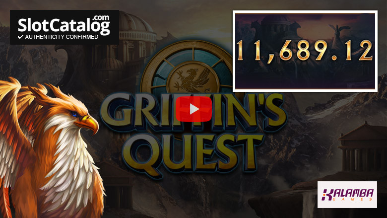 Слот Griffin's Quest Big Win Октябрь 2021 г.
