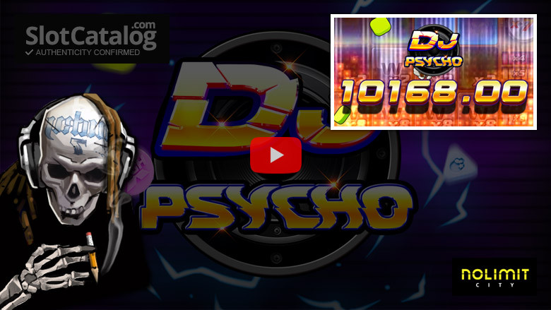 Слот DJ Psycho Big Win, август 2023 г.