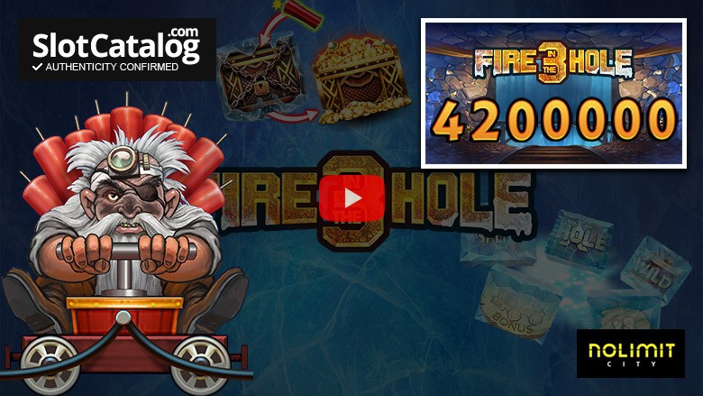Игровой автомат Fire in the Hole 3: крупный выигрыш, март 2026 года