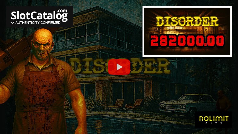 Слот Disorder Big Win, декабрь 2025 года