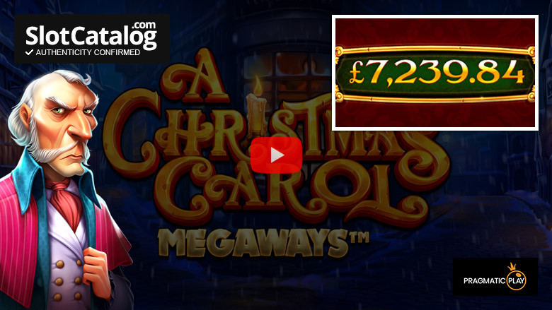 Слот Christmas Carol Megaways Big Win декабрь 2021 г.
