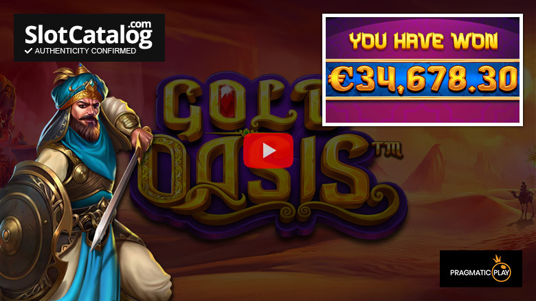 Большой выигрыш в слоте Gold Oasis, сентябрь 2023 г.