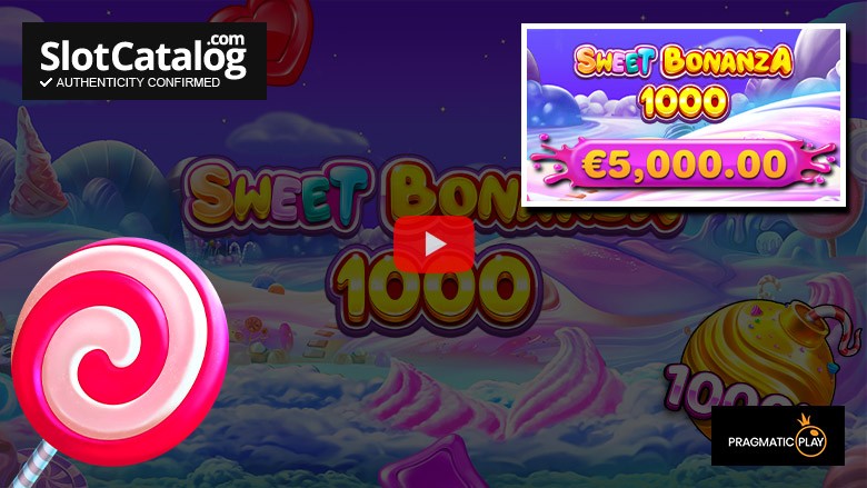 Крупный выигрыш в слоте Sweet Bonanza 1000 в ноябре 2024 года.