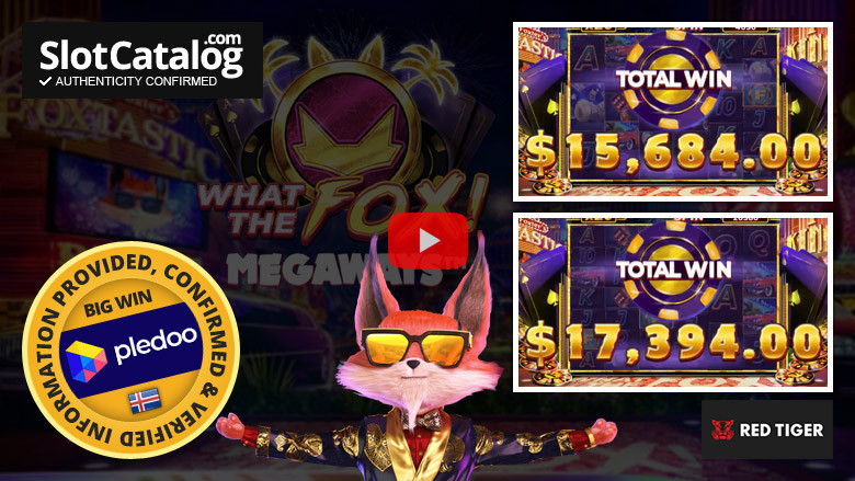 Слот What The Fox Megaways Big Win, октябрь 2022 г.