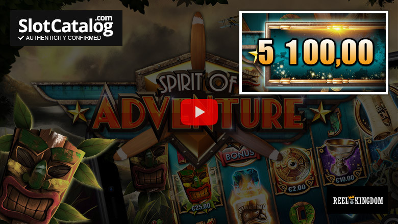 Слот Spirit of Adventure Big Win Май 2022