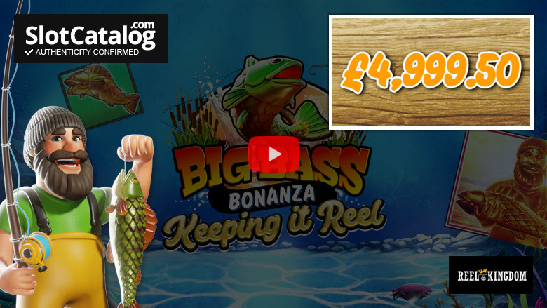 Big Bass Bonanza: слот Keeping it Reel Big Win, октябрь 2022 г.