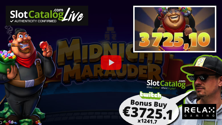 Слот Midnight Marauder Big Win Декабрь 2022