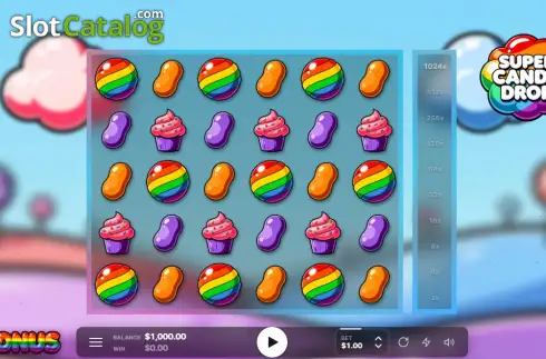 Скрин2. Super Candy Drop слот