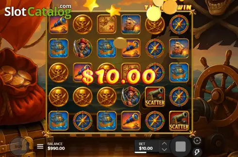Скрин3. Pirates of the Golden Seas слот