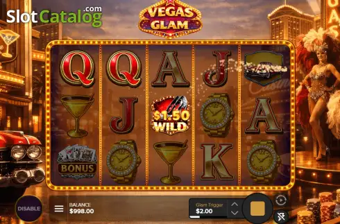 Скрин3. Vegas Glam слот