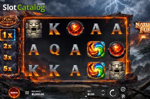 Скрин2. Natures Fury слот