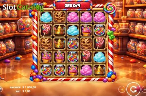 Скрин2. Twisted Candy Shop слот