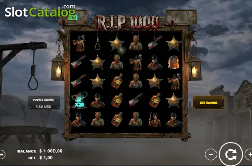 Скрин2. R.I.P 1000 слот