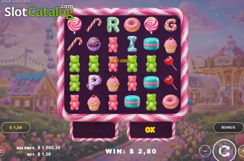 Скрин3. Candy Carnival: Spring Spritz слот