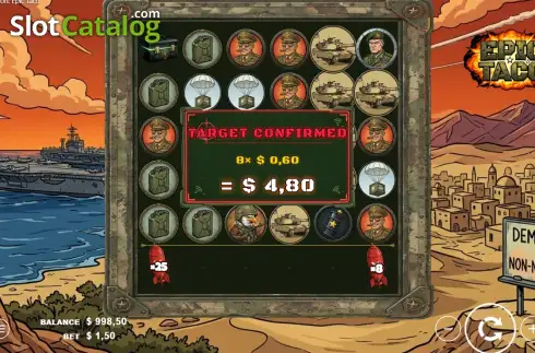 Скрин3. Operation Epic Taco слот