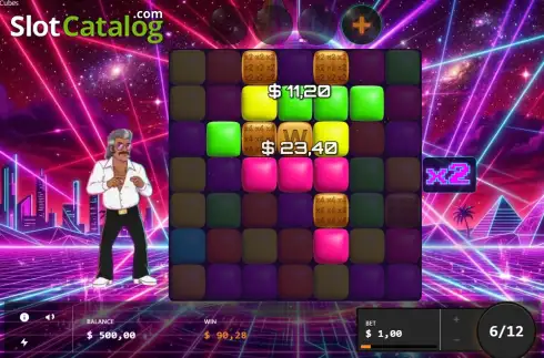 Скрин3. Disco Cubes слот