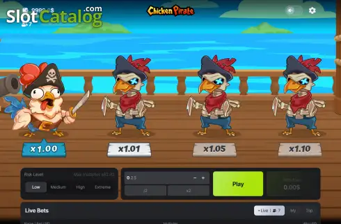 Скрин2. Chicken Pirate слот