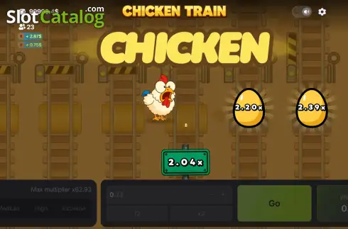 Скрин3. Chicken vs Train слот