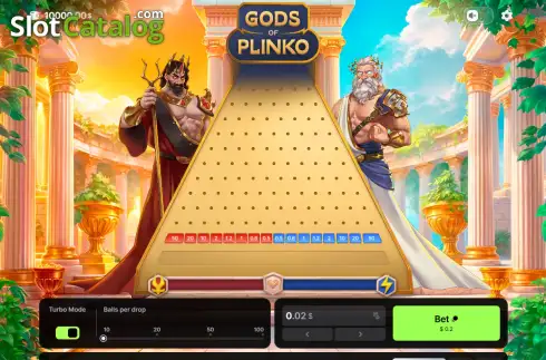Скрин2. Gods of Plinko слот