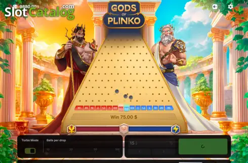 Скрин3. Gods of Plinko слот