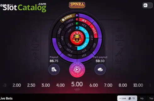 Скрин2. SpinRa слот