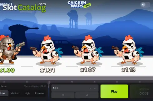 Скрин2. Chicken Wars слот