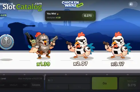 Скрин3. Chicken Wars слот