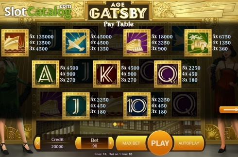 Скрин8. Age Of Gatsby слот
