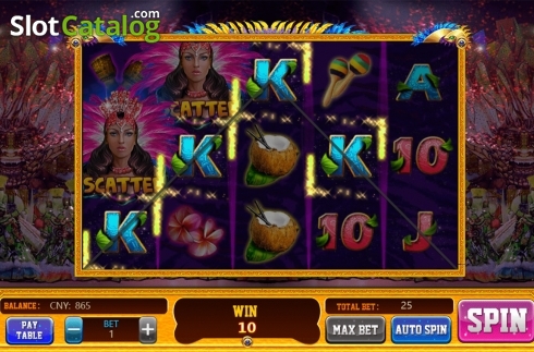 Скрин5. Carnival of Brazil слот