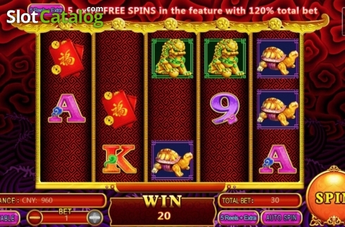 Скрин3. New Legend of 5 Dragons слот