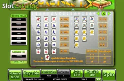 Скрин5. Mahjong 13 слот