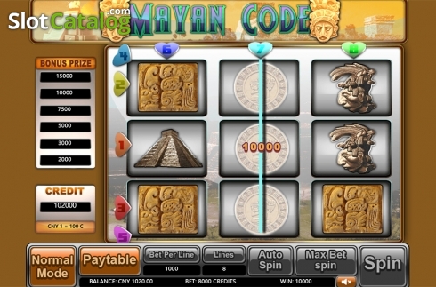 Скрин3. Mayan Code слот