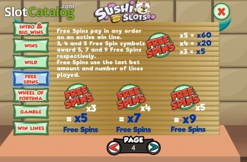 Скрин7. Sushi Slots слот