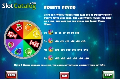Скрин6. Pocket Fruit слот