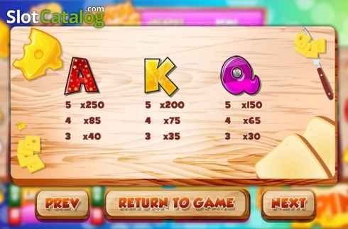 Скрин5. Cheese Chase (Slot Factory) слот