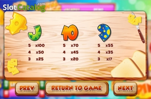Скрин6. Cheese Chase (Slot Factory) слот