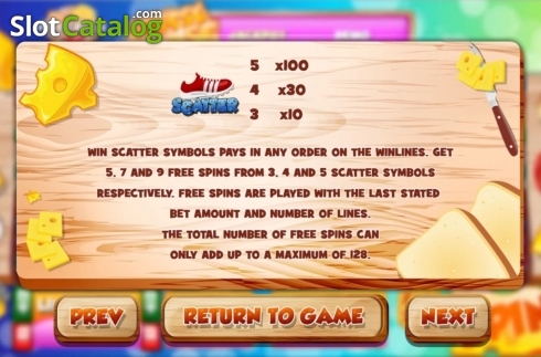 Скрин9. Cheese Chase (Slot Factory) слот