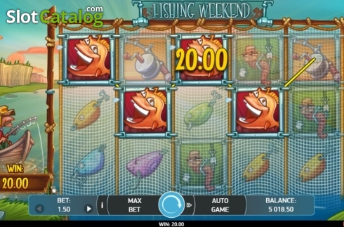 Скрин4. Fishing Weekend слот