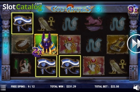 Скрин5. God Anubis слот