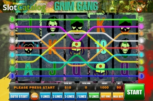 Скрин2. Grim gang слот