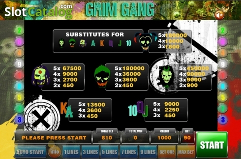 Скрин8. Grim gang слот