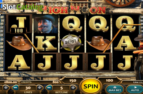 Скрин4. High Noon слот