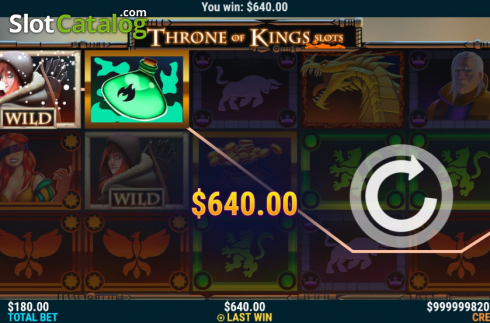Скрин3. Throne of Kings слот