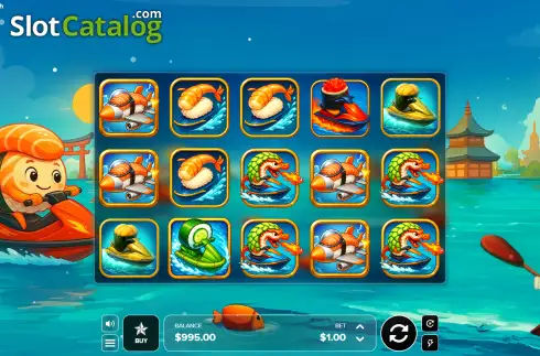 Скрин2. Sushi Jet Dash слот