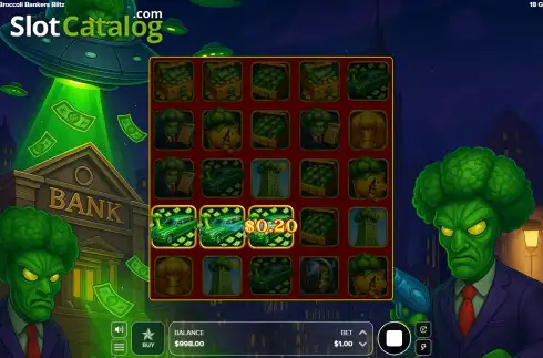 Скрин3. Broccoli Bankers Blitz слот