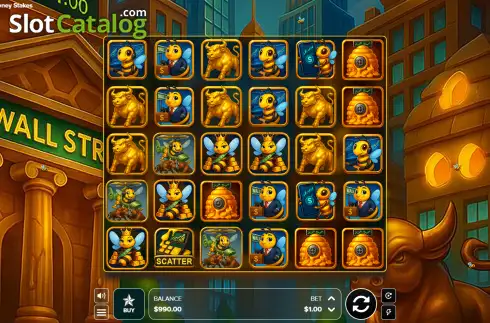 Скрин2. Wall Street Honey Stakes слот
